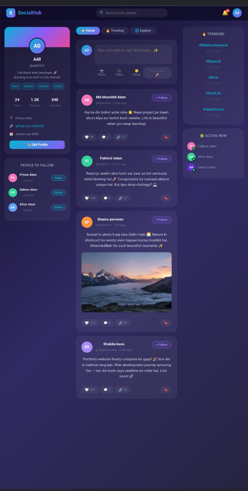 Social Media Platform